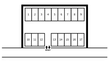 特P 長塚411-1駐車場の図面