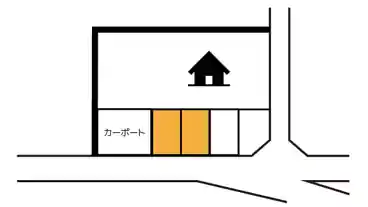 特P 下之一色町字三角501駐車場の図面