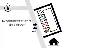 特P 【軽専用】一ツ木町2ｰ7-31駐車場の図面