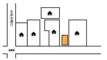 特P 【土曜午前】五本木2-4-2駐車場の図面