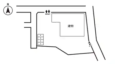 特P sense TSUYAMA 契約駐車場の図面