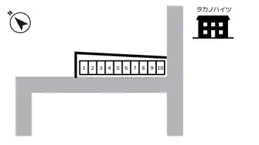 特P 小山1-9-3駐車場の図面