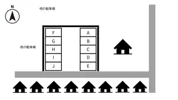 特P 大成町1-20駐車場【I】の図面