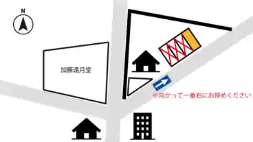 特P 【コンパクトカーまで】今池3-34-15駐車場の図面