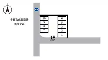 特P ゆいの杜3-3-12駐車場の図面