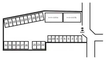 特P 大牧1375-1駐車場の図面