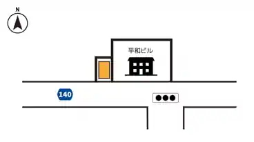 特P 平和ビル隣駐車場の図面