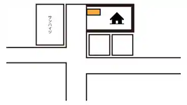 特P 《軽自動車》野方5-7-8駐車場の図面