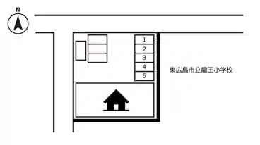 特P 西条町寺家5414-3駐車場の図面