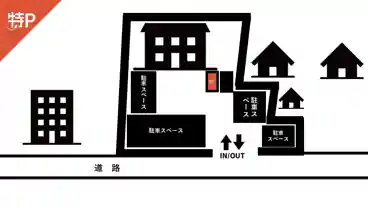 特P 【１０番】松川2-16-22駐車場の図面