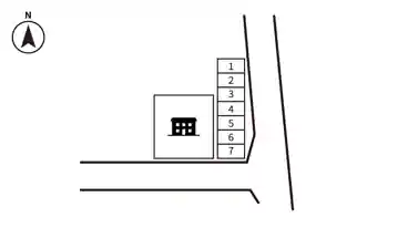 特P 欠真間1-5-6駐車場の図面