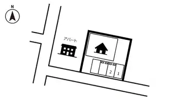 特P 徳力4-6-13駐車場の図面