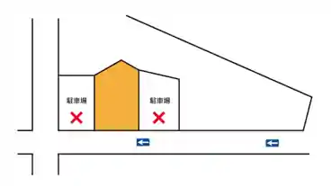 特P 八百屋町2-21ビル裏駐車場の図面