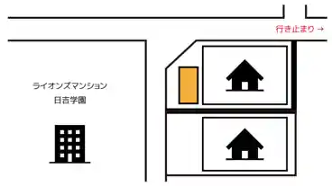 特P 日吉5-23-7駐車場の図面