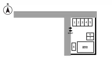 特P 東新井145-7駐車場の図面