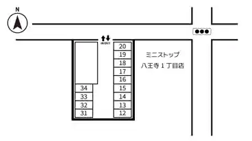 特P 池田モータープール　八王寺1-72-3の図面