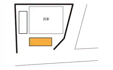 特P 《軽・コンパクト》葉山1-38-18駐車場の図面