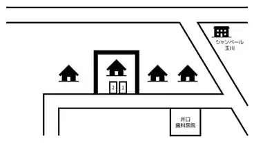 特P 玉川学園5-23-4駐車場の図面