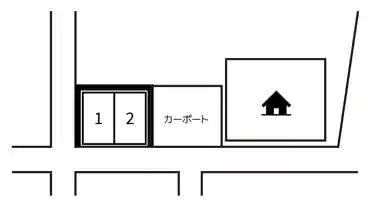 特P 長谷町4-13駐車場の図面