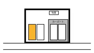 特P 《軽・コンパクトカ》富田一色町24-28駐車場の図面