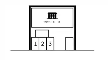 特P 元中野町3-53-2駐車場の図面