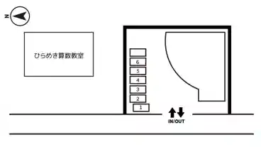 特P 若楠2丁目-2-6駐車場の図面