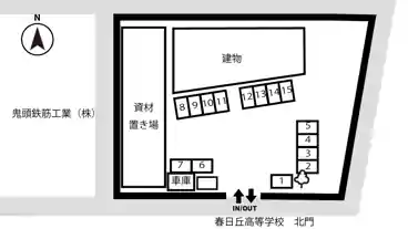 特P 東神明町30-1　南駐車場の図面