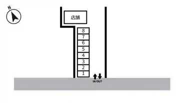 特P 百間5丁目駐車場の図面