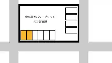 特P 《軽専用》中部電力ＰＧ刈谷営業所駐車場の図面