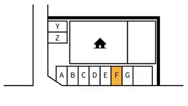 特P 【F車室】中原2-2-47駐車場の図面