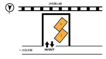 特P 名手市場56駐車場の図面