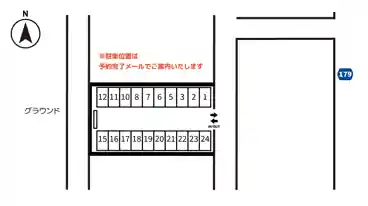 特P 本郷町226-11付近駐車場の図面