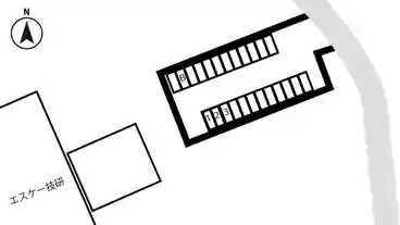 特P 白須賀3985-1748駐車場の図面