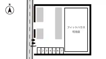 特P 下恵土867番地駐車場の図面