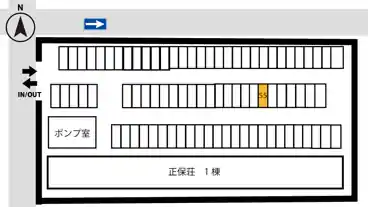 特P 【55番】正保荘駐車場の図面