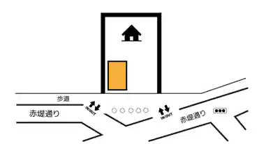 特P 《軽・コンパクト》八幡山1-18-19駐車場の図面