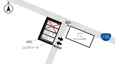 特P 向宿2丁目4-14駐車場の図面