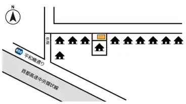 特P 足立2-50-4駐車場の図面