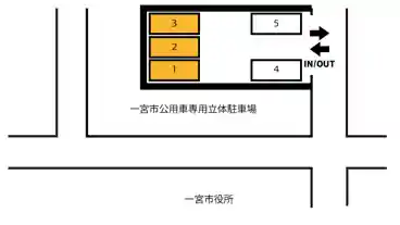 特P 《軽専用》本町第2駐車場の図面