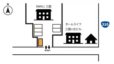 特P 百舌鳥赤畑町2-47駐車場の図面