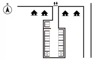 特P 六条町1408駐車場の図面