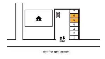 特P 木曽川町外割田南青木28付近駐車場の図面