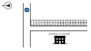 特P 若葉町3-1駐車場の図面