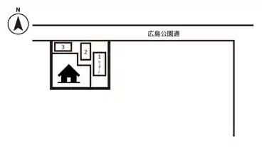 特P 【1番】共栄町1丁目6-8駐車場の図面