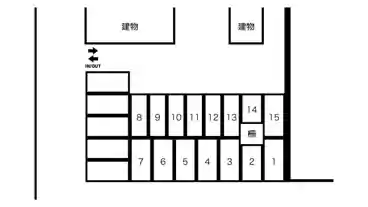 特P 善兵衛駐車場の図面