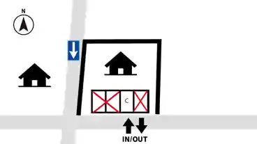 特P 【C車室】桜通４丁目１０−３駐車場の図面