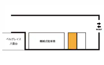 特P ベルグレイス八雲台駐車場の図面