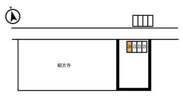 特P 入生田303駐車場の図面