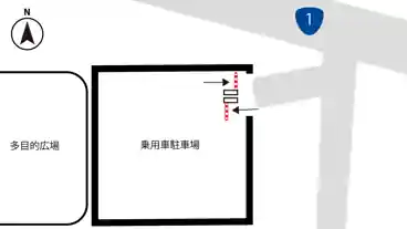 特P 【5時間制】岡崎公園平面駐車場の図面