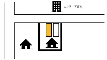 特P 《軽・コンパクト》赤池南2-1302駐車場の図面